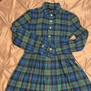 Ralph Lauren Plaid Button-Up Dress